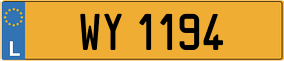 Truck License Plate